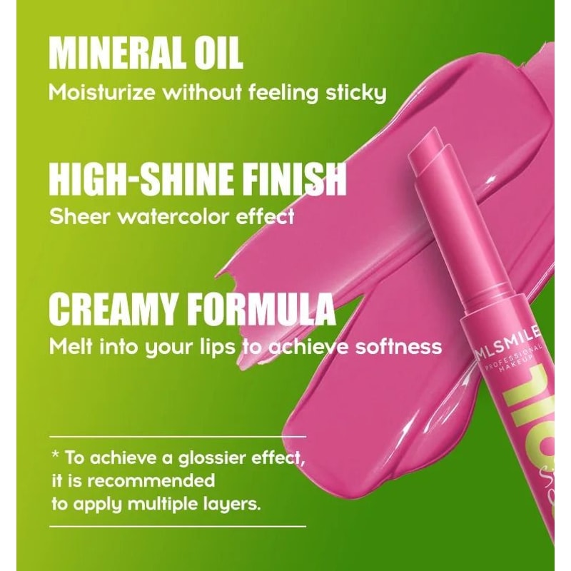 Silky Click Lip Care Hydrating Solid Lip Gloss With Mirror Shine 5