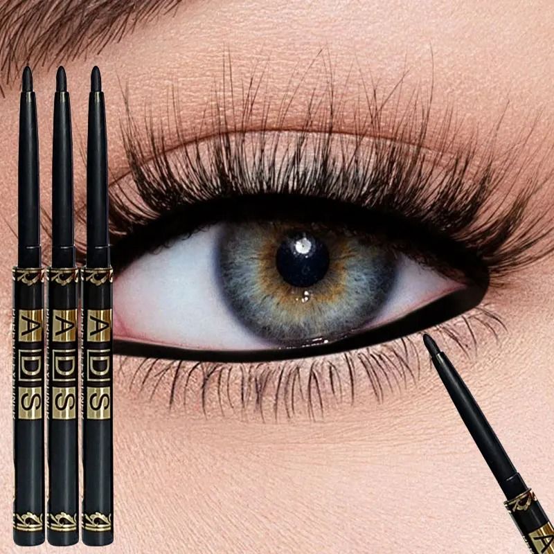 Waterproof Long Lasting Black Eyeliner Pencil 1