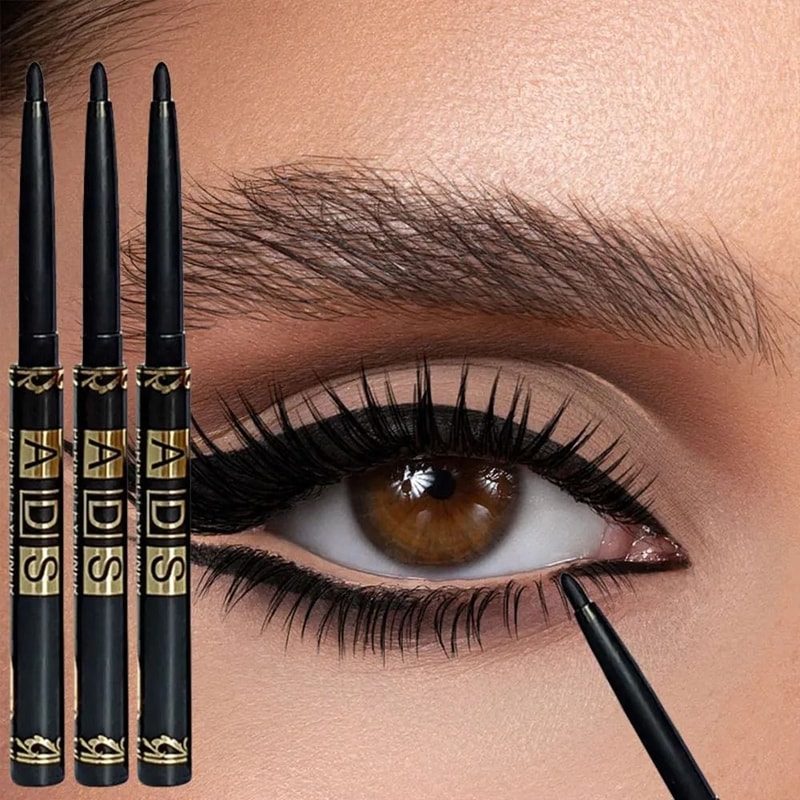 Waterproof Long Lasting Black Eyeliner Pencil 7