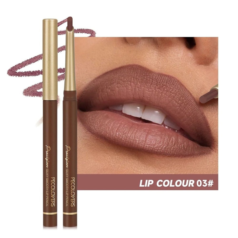 Matte 6 Color Lip Liner Pencil Set Long Lasting Nude And Brown Shades 9
