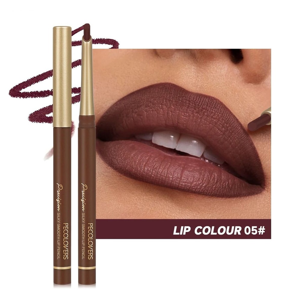 Matte 6 Color Lip Liner Pencil Set Long Lasting Nude And Brown Shades 6