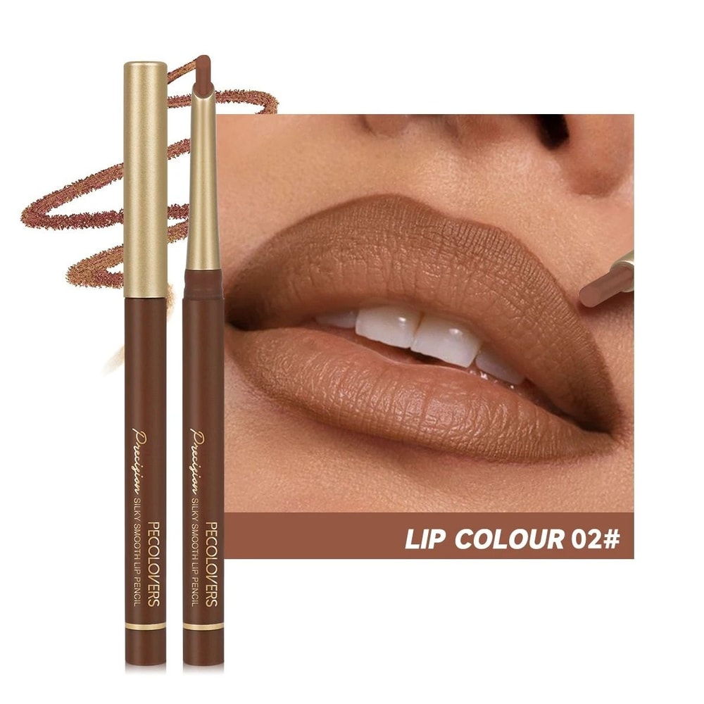 Matte 6 Color Lip Liner Pencil Set Long Lasting Nude And Brown Shades 8
