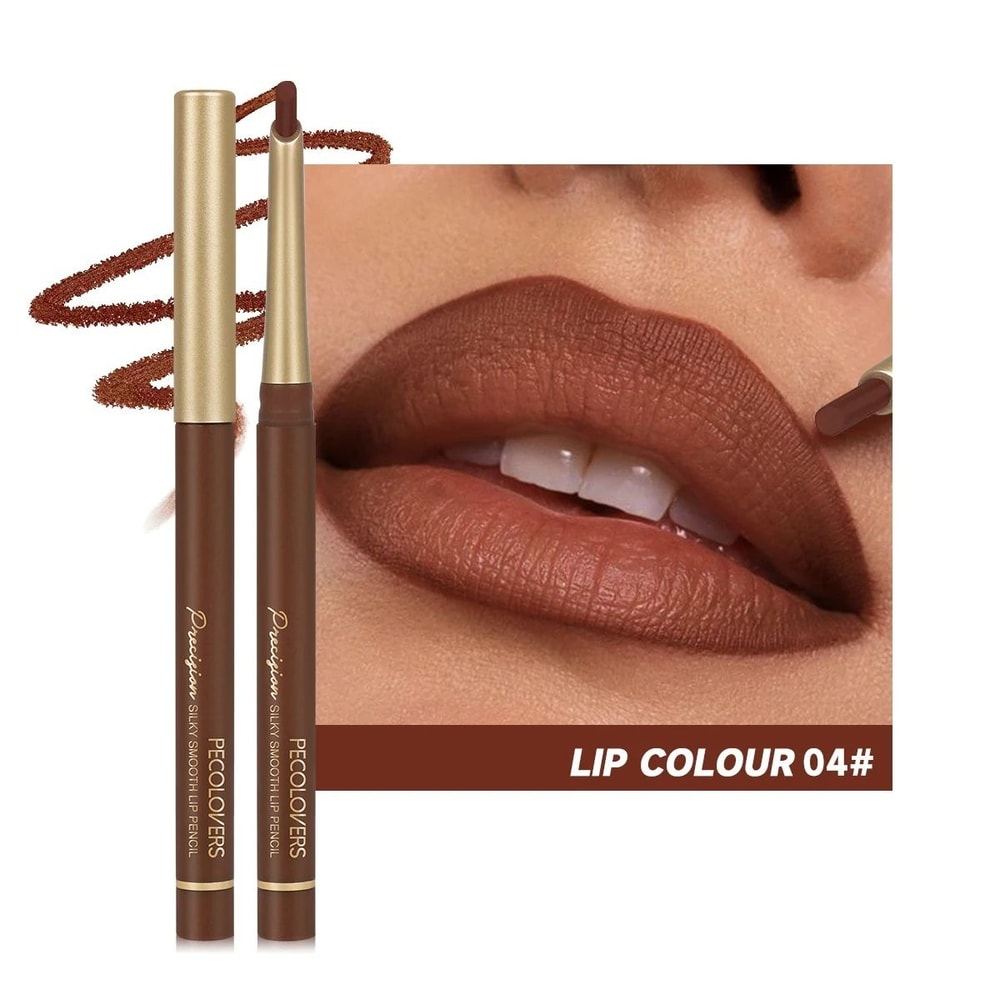 Matte 6 Color Lip Liner Pencil Set Long Lasting Nude And Brown Shades 10