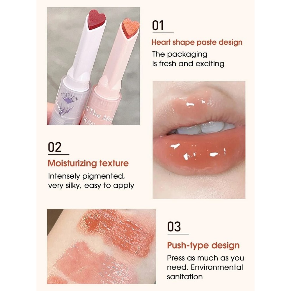 Honey Lipstick Moisturizing Mirror Gloss Jelly Lip Pen 3
