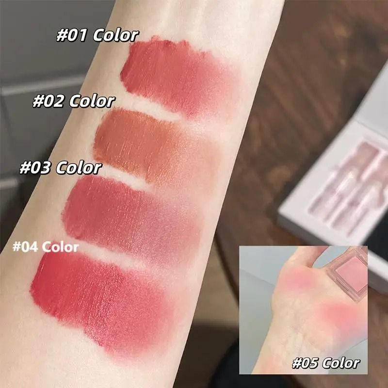 Butterfly Dance Lip Glaze And Blush Gift Set With Necklace 5