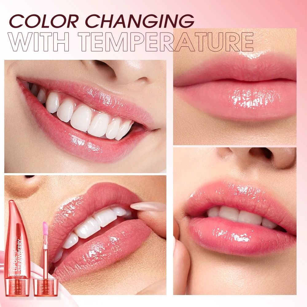 Color Changing Lip Gloss Temperature Sensitive Hydrating Aloe Formula 2