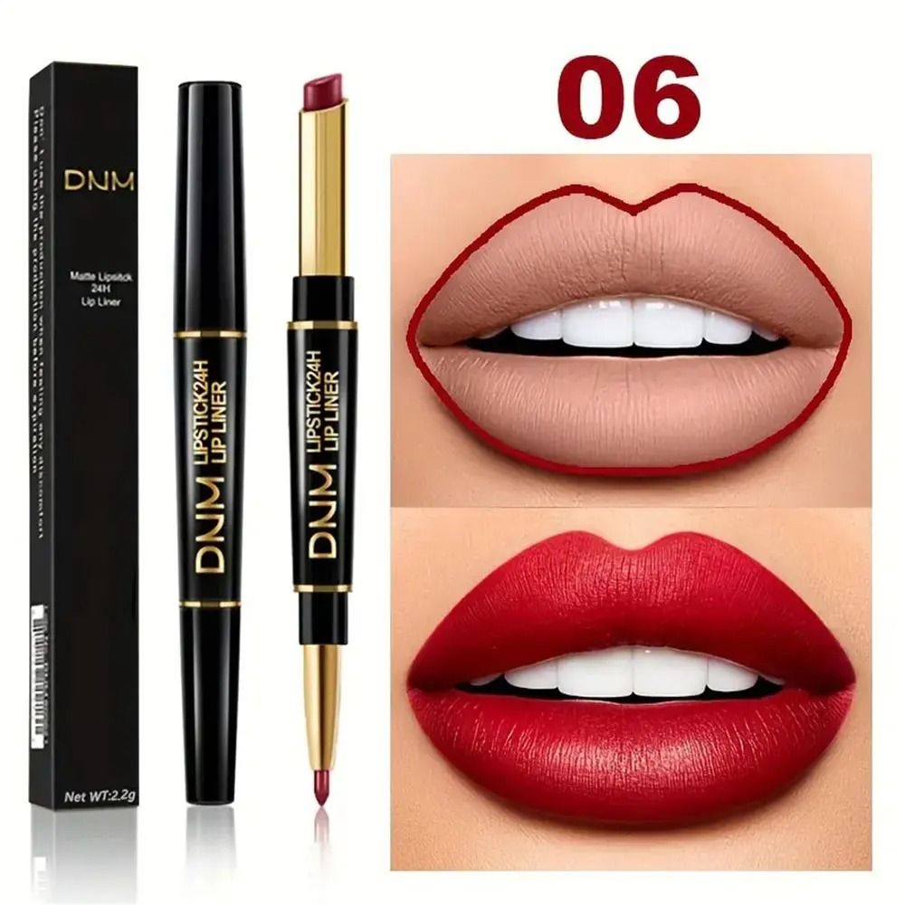 Double Ended Lipstick And Lip Liner Waterproof Long Lasting 11