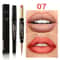 Double Ended Lipstick And Lip Liner Waterproof Long Lasting 14