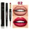 Double Ended Lipstick And Lip Liner Waterproof Long Lasting 17