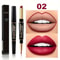 Double Ended Lipstick And Lip Liner Waterproof Long Lasting 17