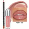 Lip Gloss And Lip Liner Set Waterproof Long Lasting Nude Combo 6