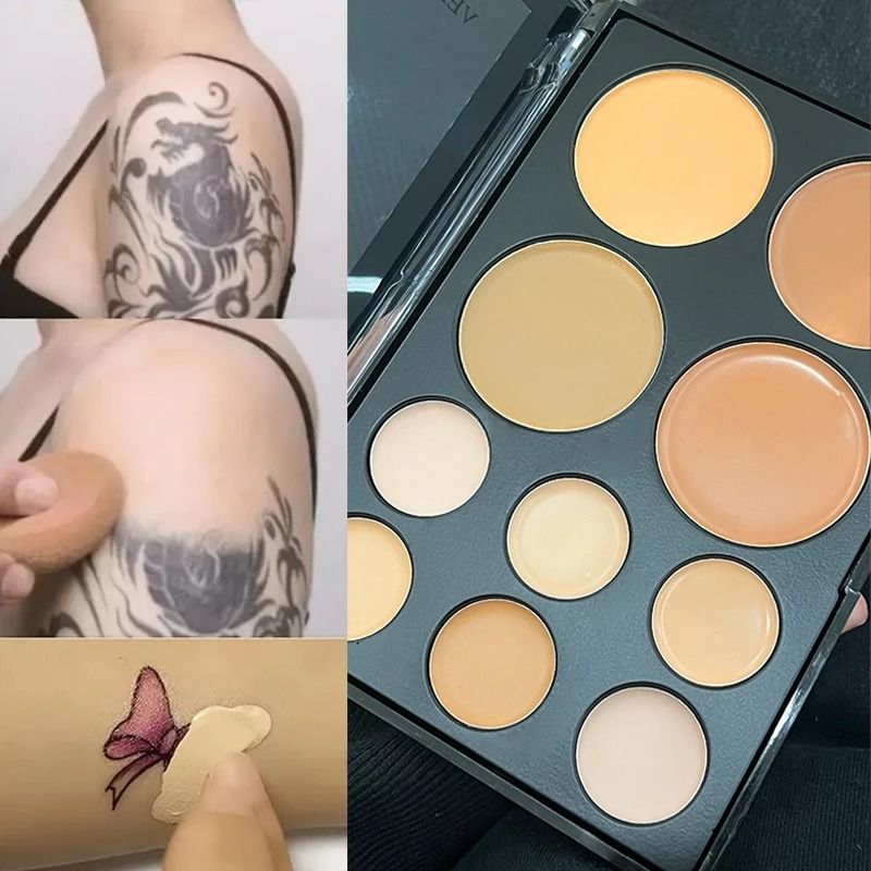 10 Color Concealer Palette Full Coverage Matte Cream 2
