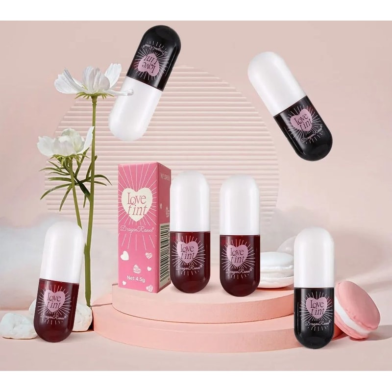 Liquid Lip Dye Waterproof Non Stick Glossy Tint 6 Colors 2