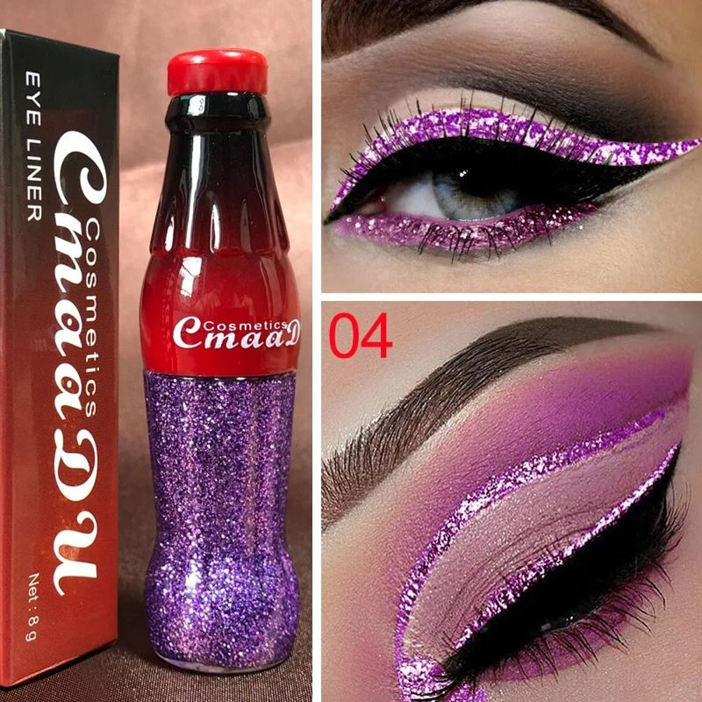 Waterproof Glitter Eyeliner Long Lasting Shimmer Eye Makeup 11