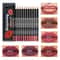 12 Color Lip Liner Pen Set Waterproof Long Lasting Smooth Application 6