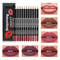 12 Color Lip Liner Pen Set Waterproof Long Lasting Smooth Application 6