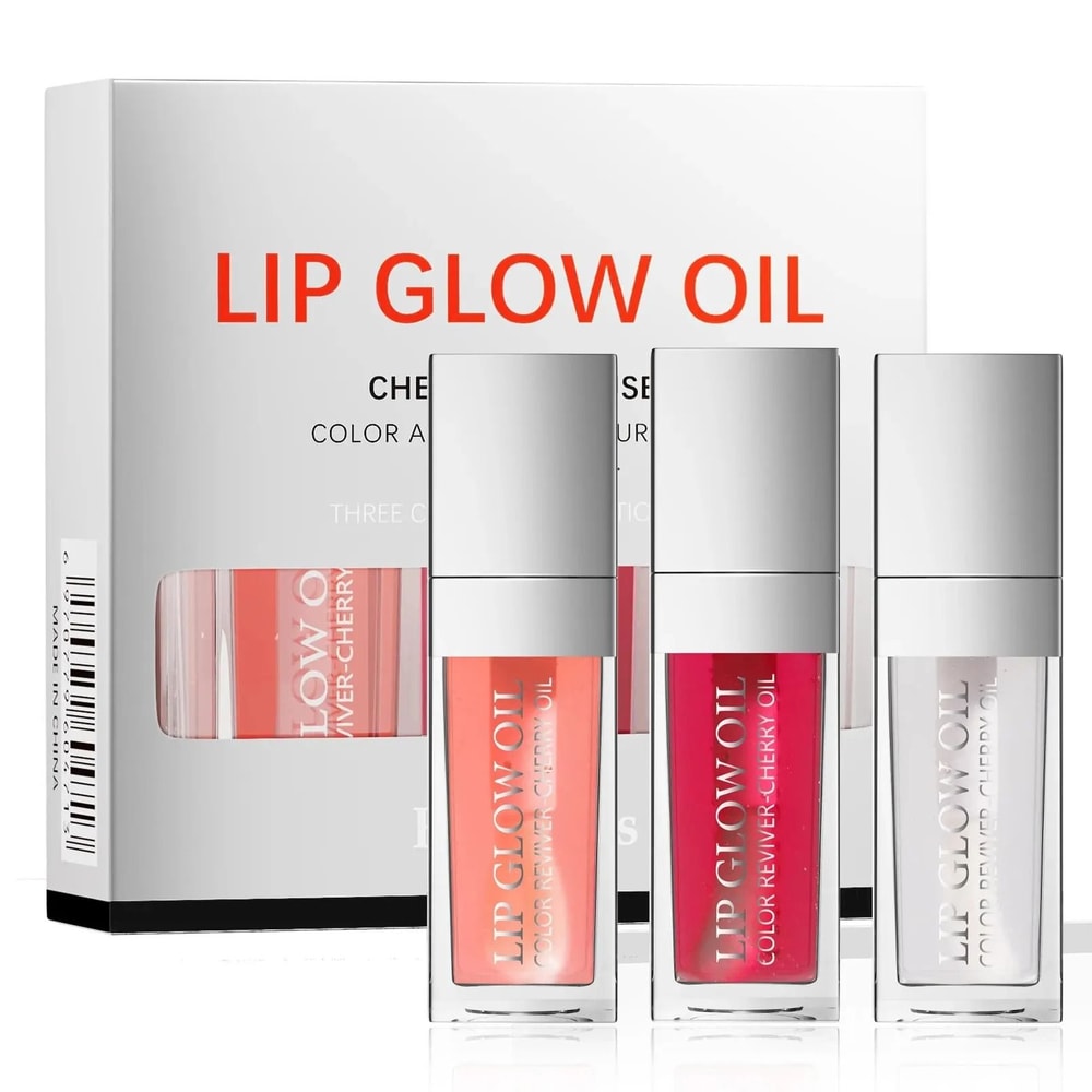 Crystal Jelly Lip Oil Set Moisturizing Plumping Gloss 0