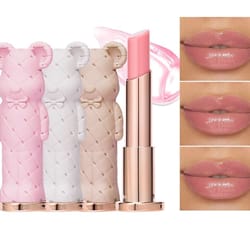 bear shaped moisturizing lipstick