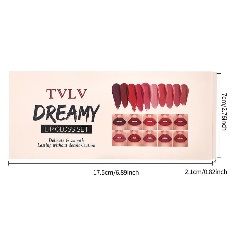 10 Color Lip Glaze Set 5