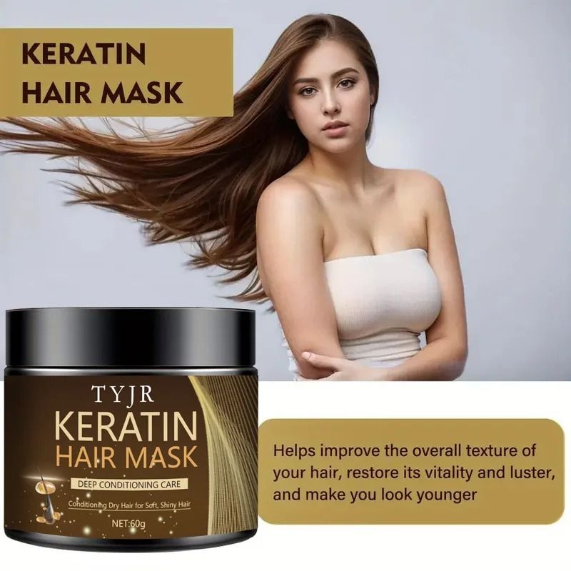 Keratin Magic Hair Mask Protein Straightening Deep Repair Treatment 4