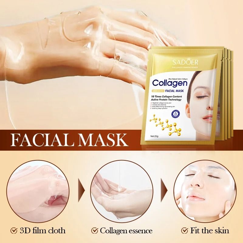 Collagen Facial Mask Anti Wrinkle Firming Hydrating Treatment 2