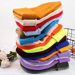 winter knit beanie hat for women and men