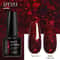 7ml Red Gel Nail Polish Crystal Shine SemiPermanent UVLED SoakOff 4