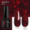 7ml Red Gel Nail Polish Crystal Shine SemiPermanent UVLED SoakOff 4