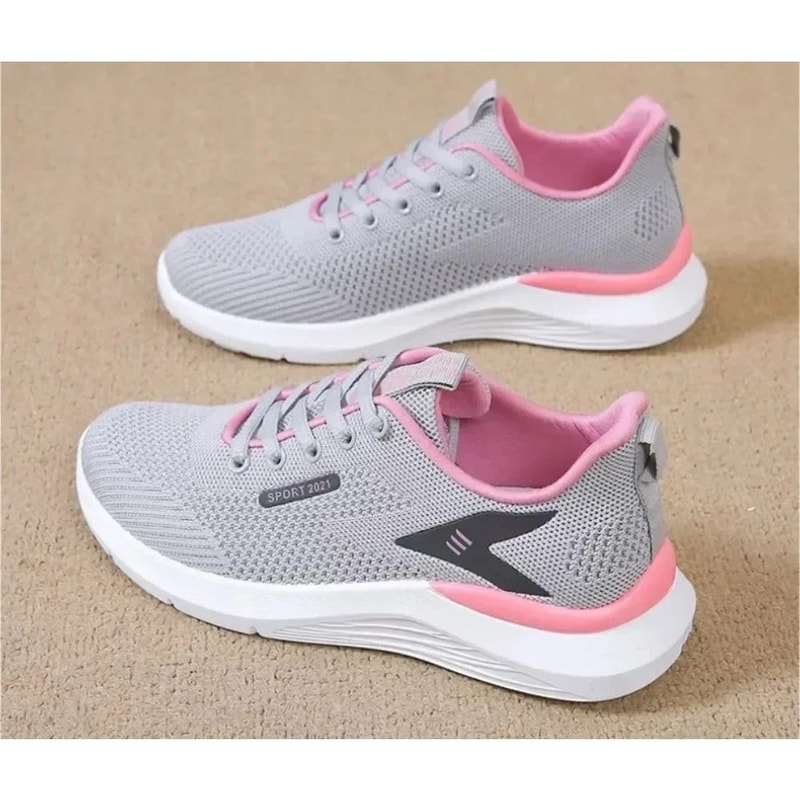 Womens Lightweight Spring And Summer Sneakers Soft Sole Casual Walking Shoes 2