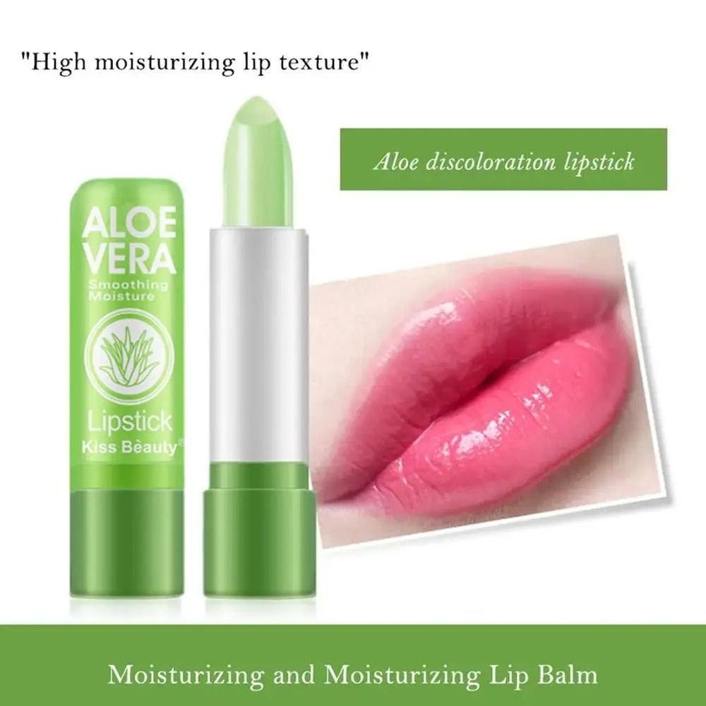Color Changing Lipstick Aloe Moisturizing Long Lasting Lip Care 1