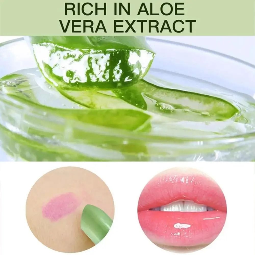 Color Changing Lipstick Aloe Moisturizing Long Lasting Lip Care 2