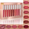 10 Piece Matte Velvet Nude Lip Gloss Set Waterproof Non Stick Long Lasting Liquid Lipsticks 2