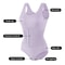 Women Tummy Control Bodysuit Shapewear With Zipper Belt 1