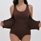 Women Tummy Control Bodysuit Shapewear With Zipper Belt 2
