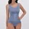 Women Tummy Control Bodysuit Shapewear With Zipper Belt 3