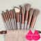 Soft Fluffy Professional Makeup Brush Set For Foundation And Eyeshadow 16