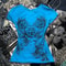 Women Y2k Grunge Rhinestone Heart Rose T Shirt 3