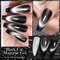 Black Crystal Cat Magnetic Gel Nail Polish Glitter UV Soak Off Gel 2