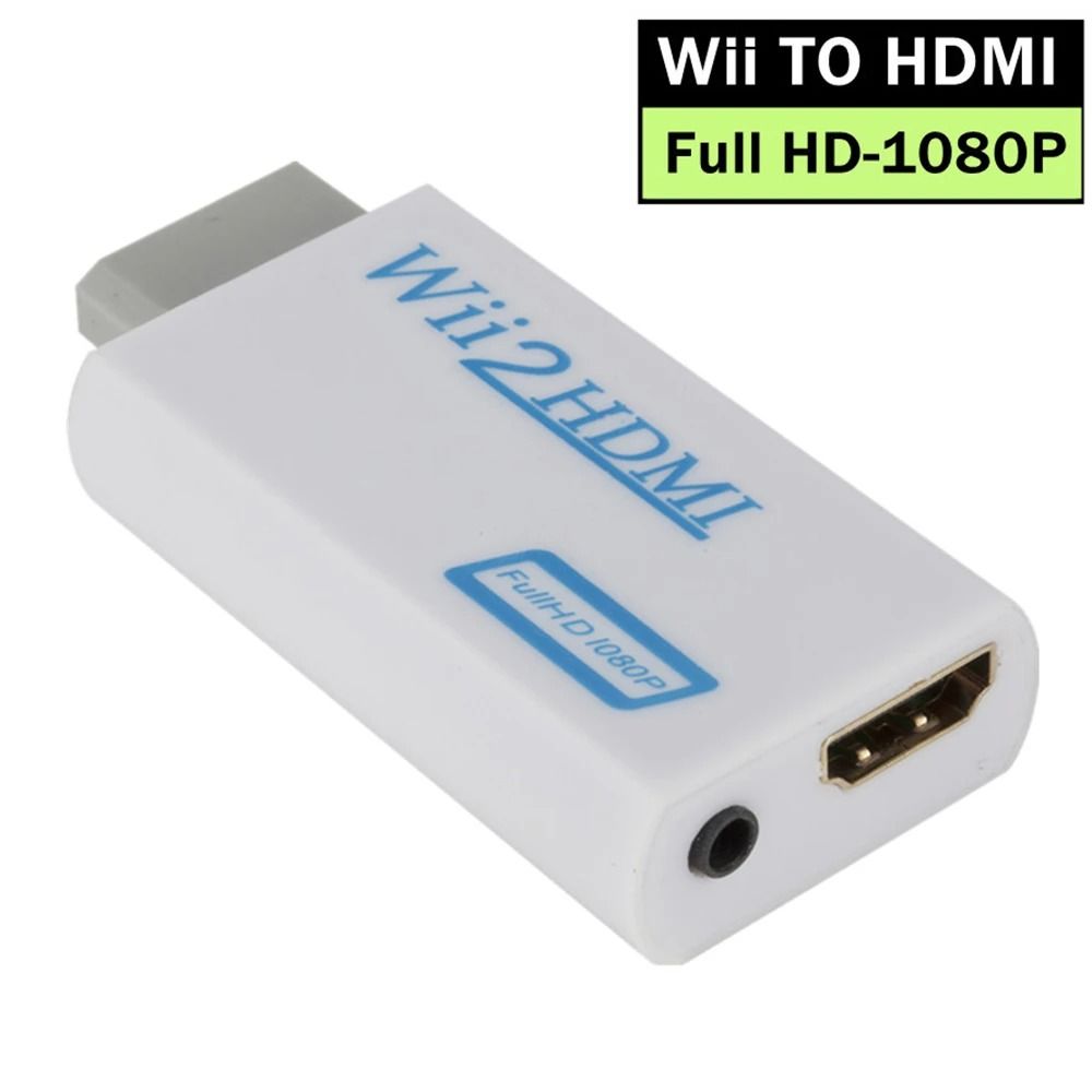 Wii To HDMI Adapter Converter With 1080P Output And 35mm Audio 0