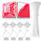 Nylon Self Adhesive Cable Tie Organizer Set Reusable Wire Management Fixers 0