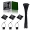 Nylon Self Adhesive Cable Tie Organizer Set Reusable Wire Management Fixers 1