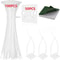 Nylon Self Adhesive Cable Tie Organizer Set Reusable Wire Management Fixers 8