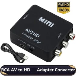 rca av to hdmi converter 1080p video adapter with audio support