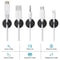 Mini Cable Winder Organizer Set USB Cable Clips Desk Wire Holder 0