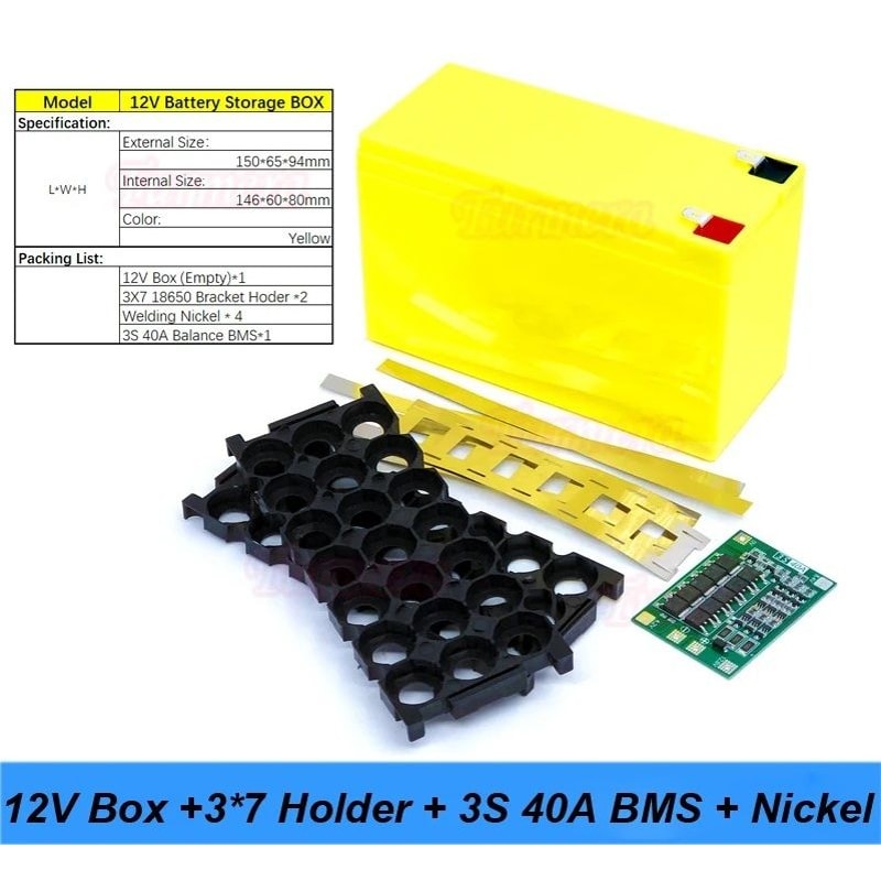 Battery Storage Box 12V 7Ah To 20Ah With 3S BMS For Lead Acid Replacement 10