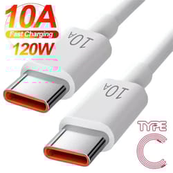 type c to type c 10a fast charging cable 120w usb c data cord