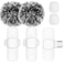 Wireless Lavalier Microphone Portable Mini Audio Recording Mic For Phone And Camera 11