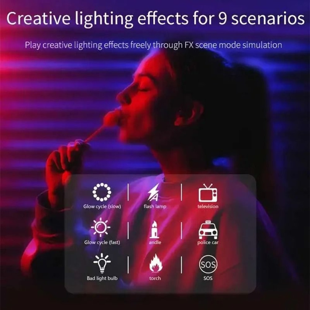 Mini RGB Adjustable LED Fill Light Portable Selfie And Photography Light 3