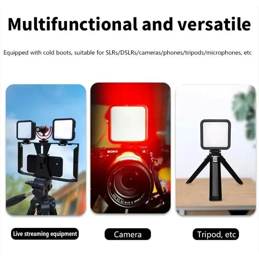 Mini RGB Adjustable LED Fill Light Portable Selfie And Photography Light 4