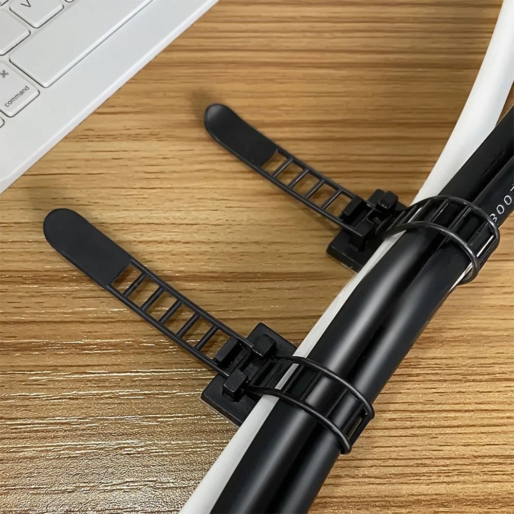 Cable Tie Wire Management Clips Adjustable Cable Organizer Set 10 Piece 3